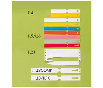 P.V.C. And Vinyl Loop Lock & Stick In Labels : In Rolls